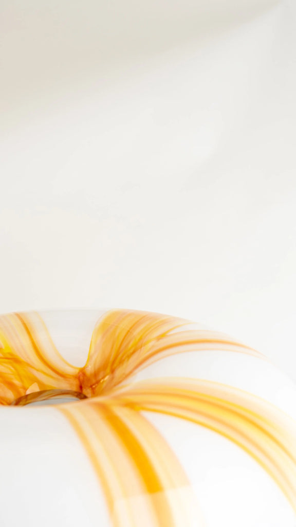 Glass Lamp - Amber Stripes Matias Moellenbach