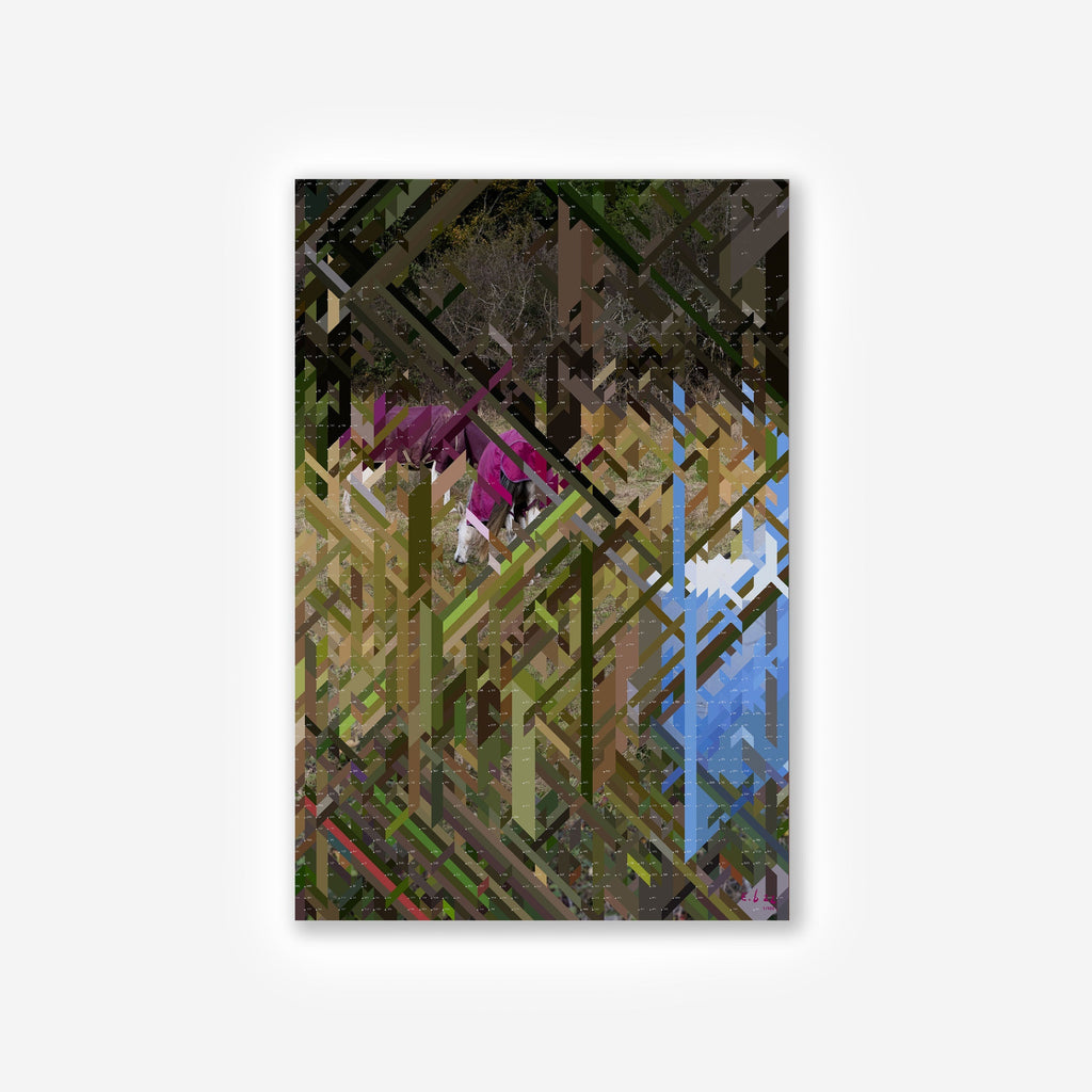 Two Purple Dressed Horses – Edition Erwan Bouroullec