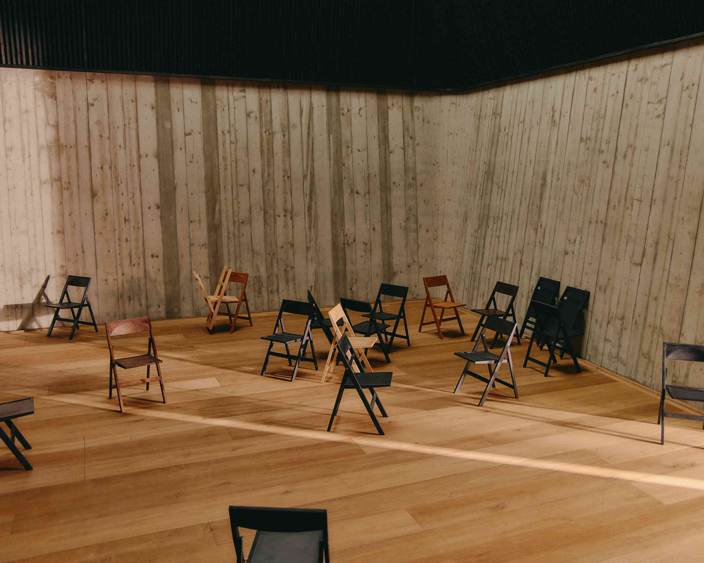 FRAMA - Folding Flat Chair | Ash Black Birch | Reethaus Edition Frama