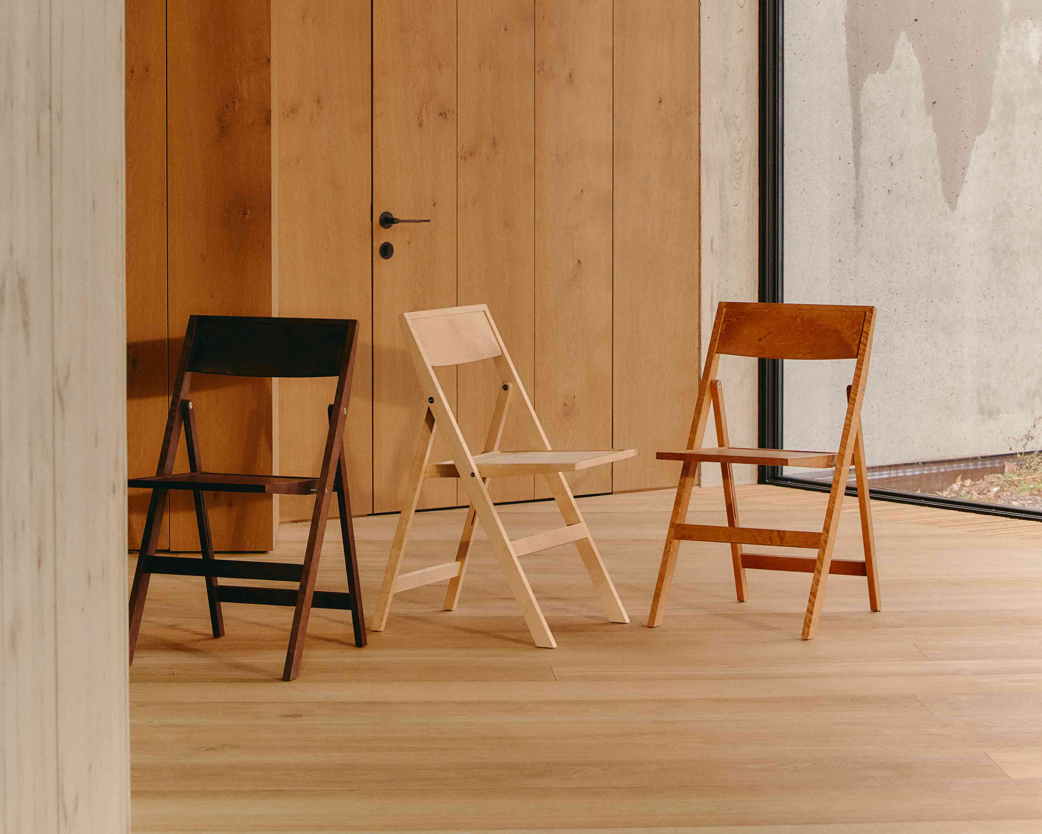 FRAMA - Folding Flat Chair | Natural Birch