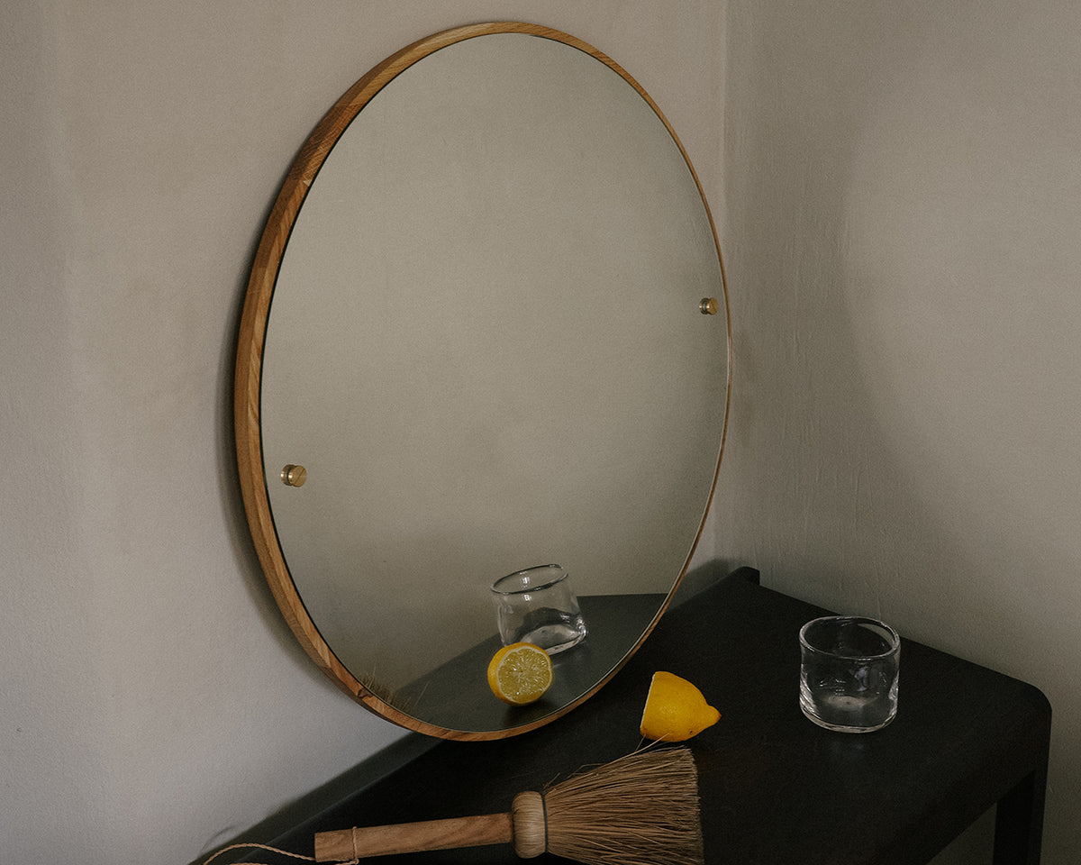 FRAMA - CM-1 Circle Mirror | Natural Oak | Large