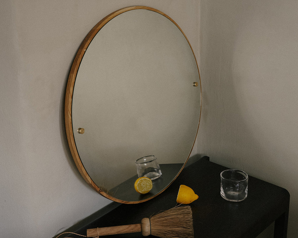 FRAMA - CM-1 Circle Mirror | Natural Oak | Large FRAMA
