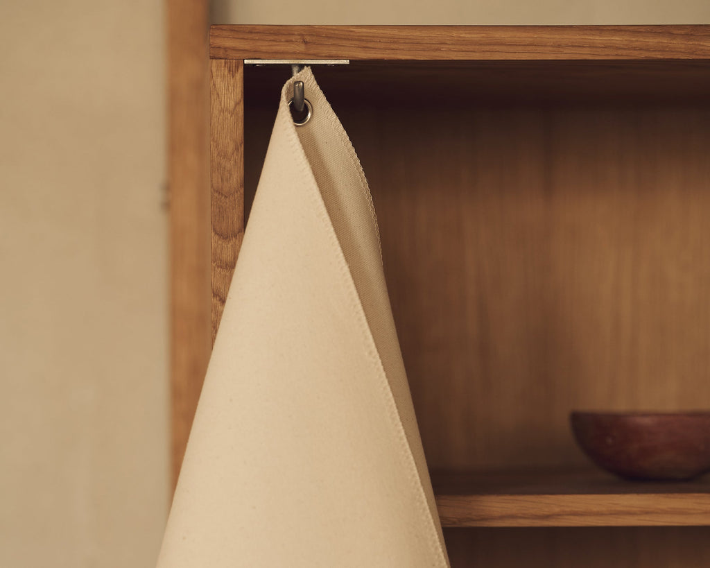 FRAMA - Shelf Library Canvas Cabinet | Natural Oak / Canvas