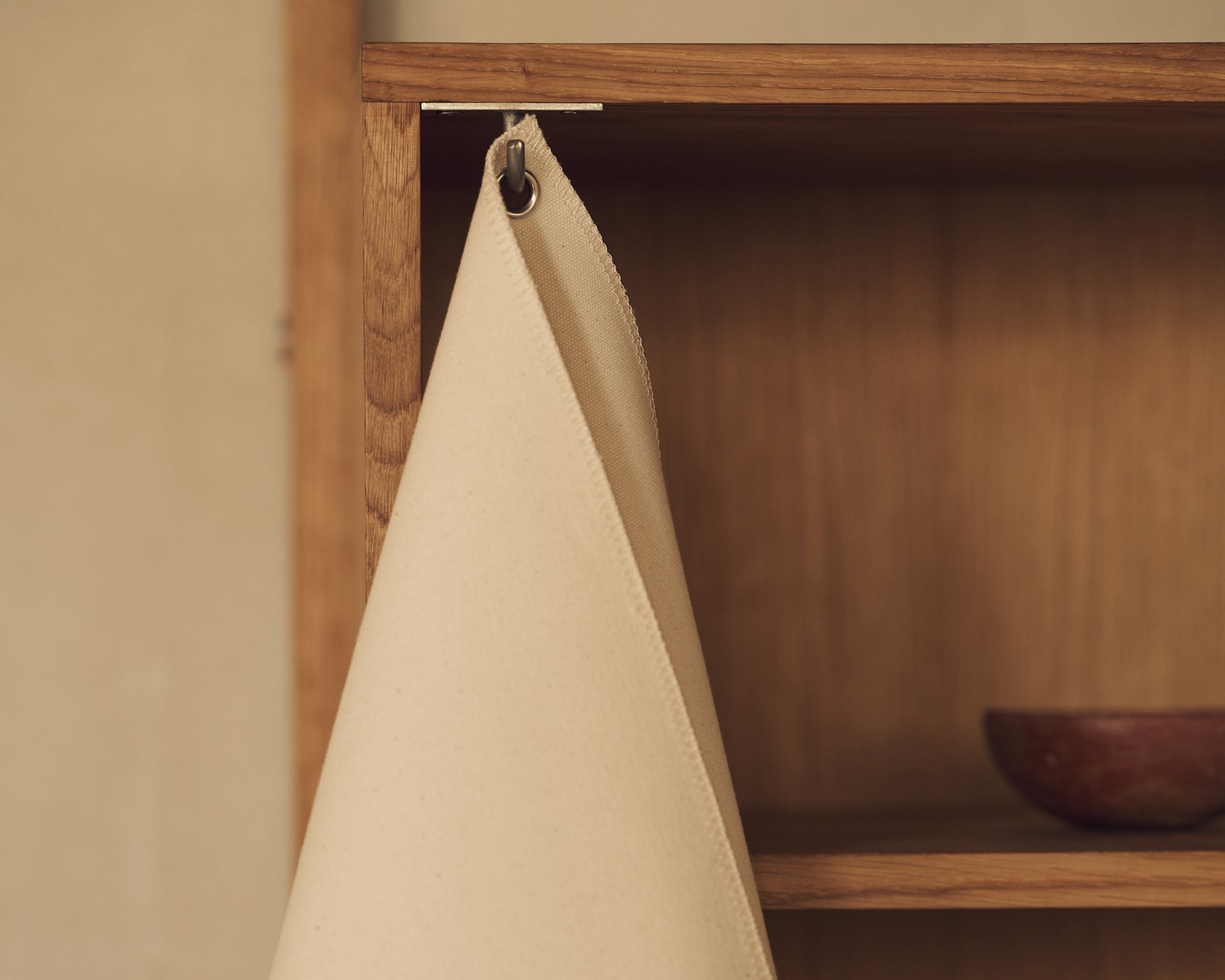 FRAMA - Shelf Library Canvas Cabinet | Natural Oak / Canvas