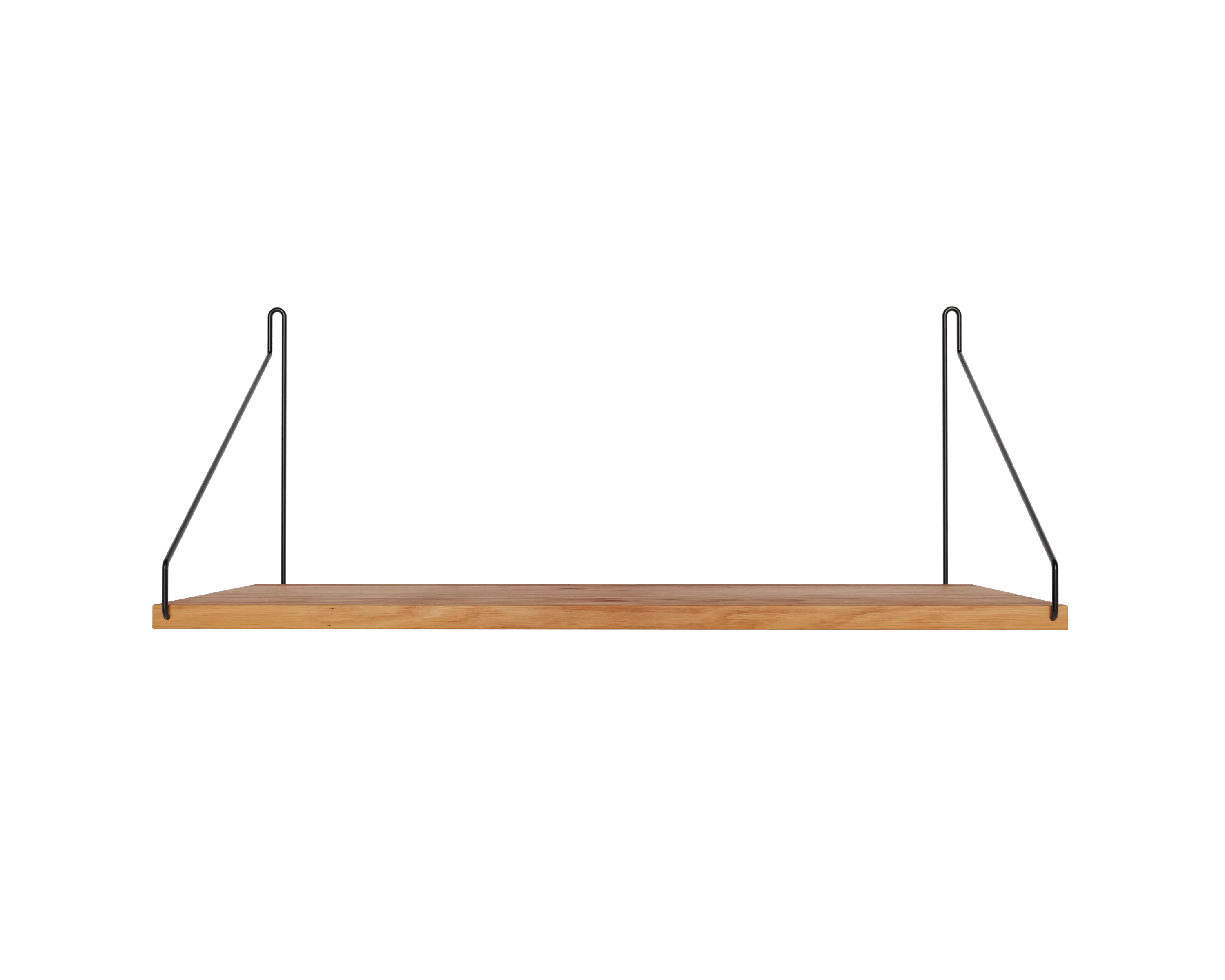 FRAMA - Single Shelf | Natural Oak / Black | D27 / W40