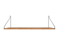 FRAMA - Single Shelf | Natural Oak / Black | D27 / W80