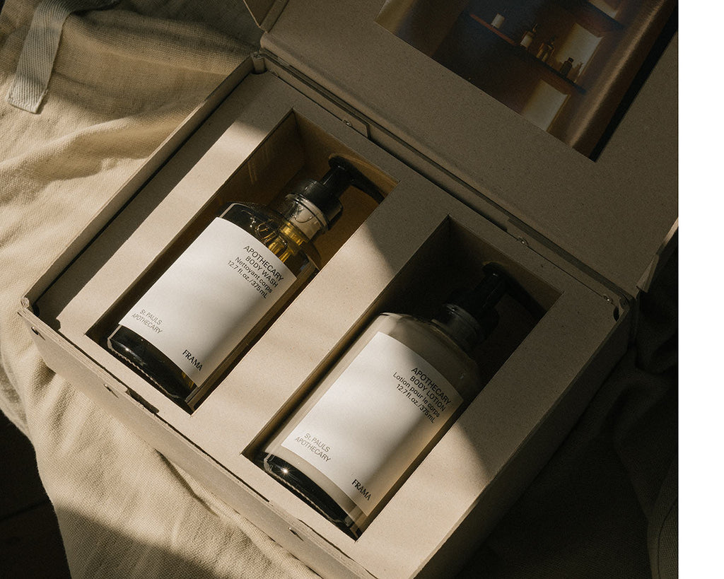 FRAMA - Gift Box: Body Wash + Body Lotion | Apothecary St. Paul's Apothecary