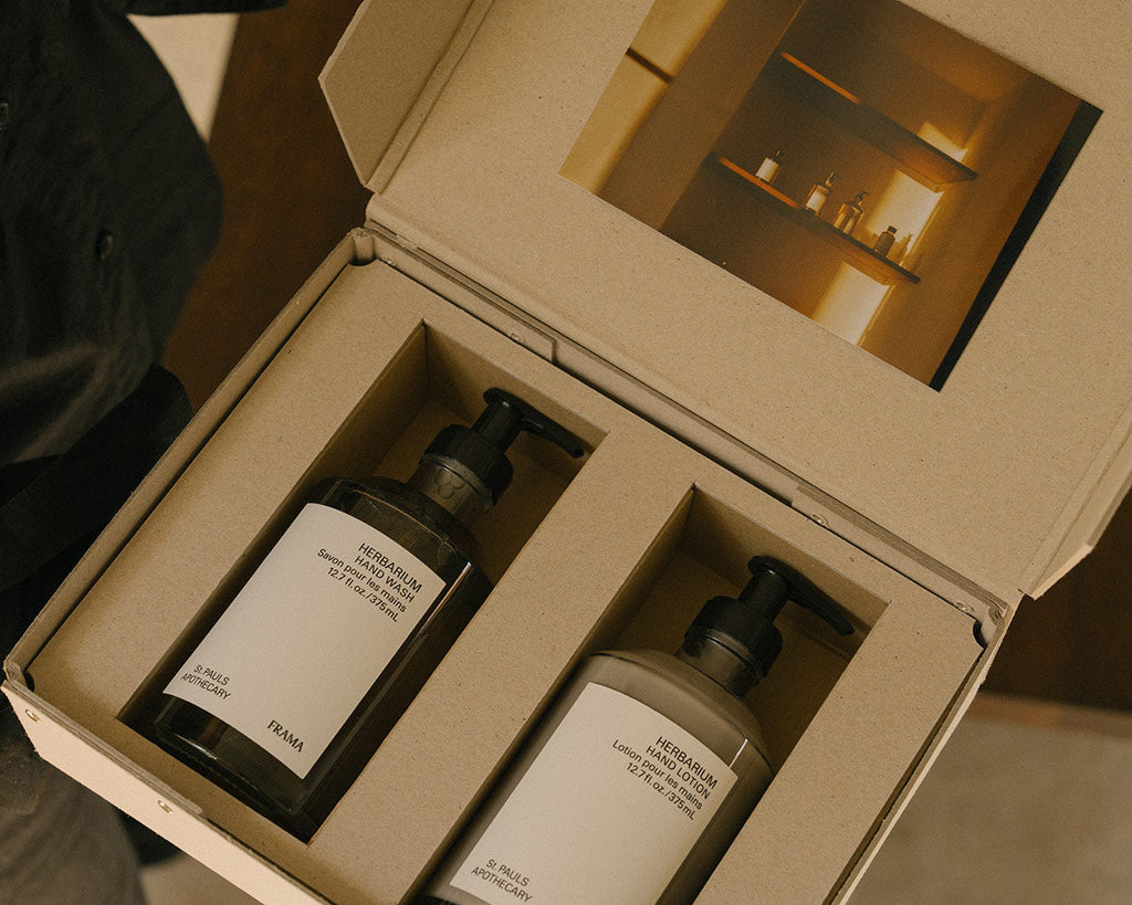 FRAMA - Gift Box: Hand Wash + Hand Lotion | Herbarium St. Paul's Apothecary