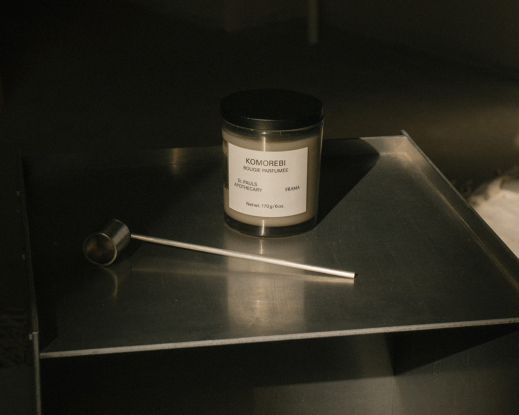 FRAMA - Gift Box: Scented Candle + Snuffer | Komorebi St. Paul's Apothecary