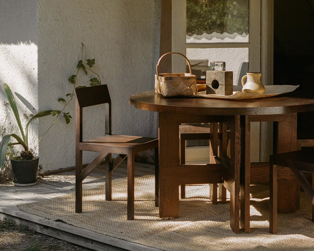 FRAMA - Bracket Chair | Dark Brown Ash