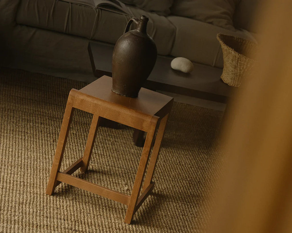 FRAMA - Low Stool 01 | Warm Brown Birch