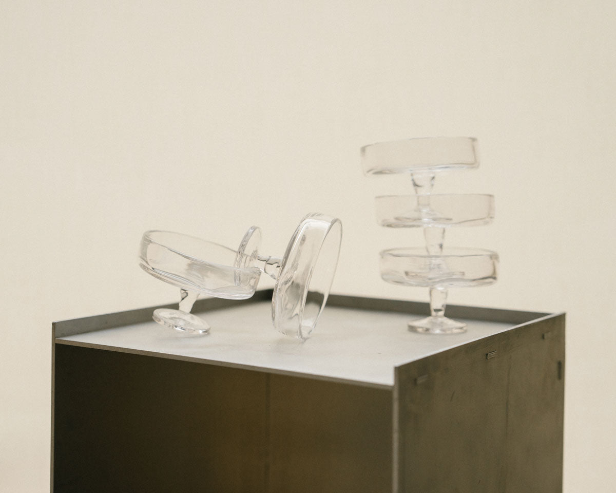 FRAMA - 0405 Stem Glass Set of Four | Clear | Wide Frama