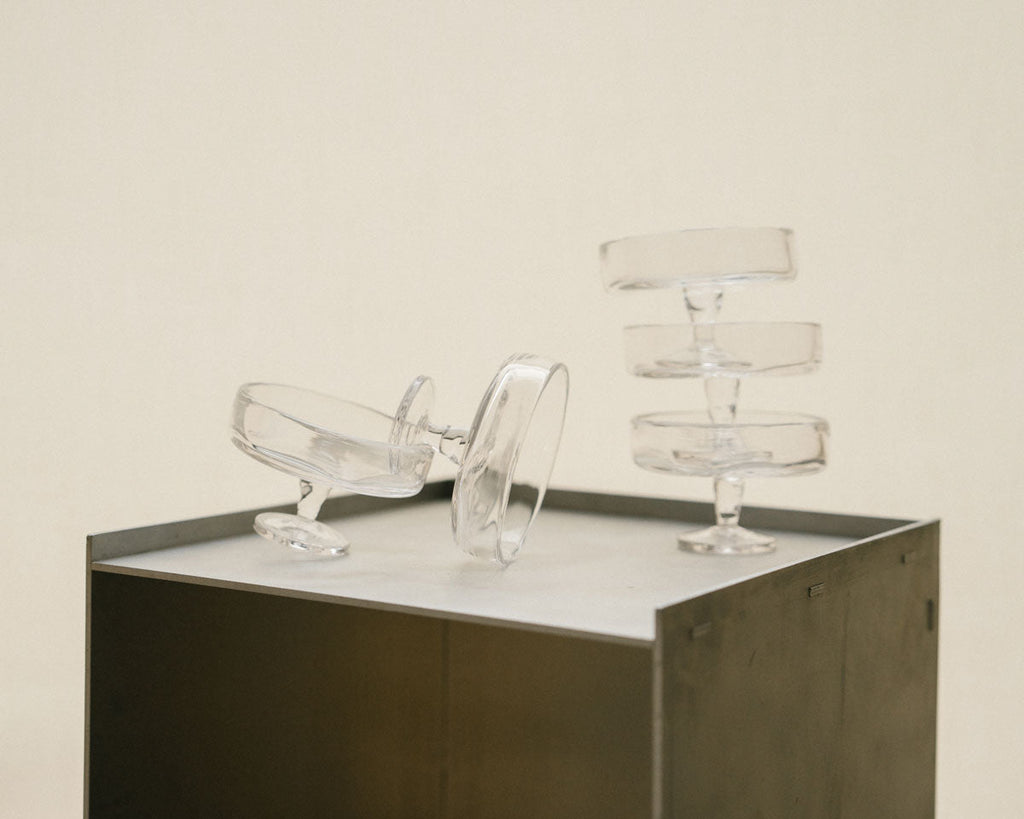 FRAMA - 0405 Stem Glass Set of Four | Clear | Wide Frama