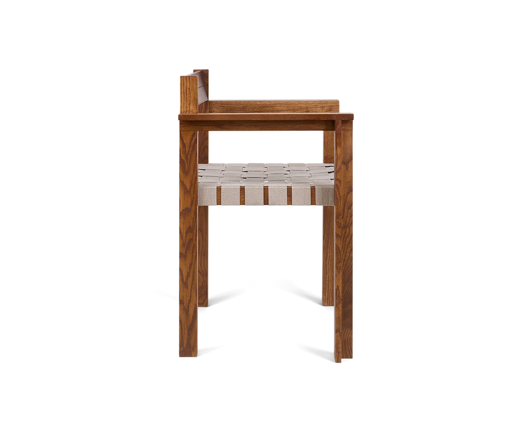 FRAMA - Symmetry Armrest Chair | Honey Ash Wood / Oat Fabric FRAMA