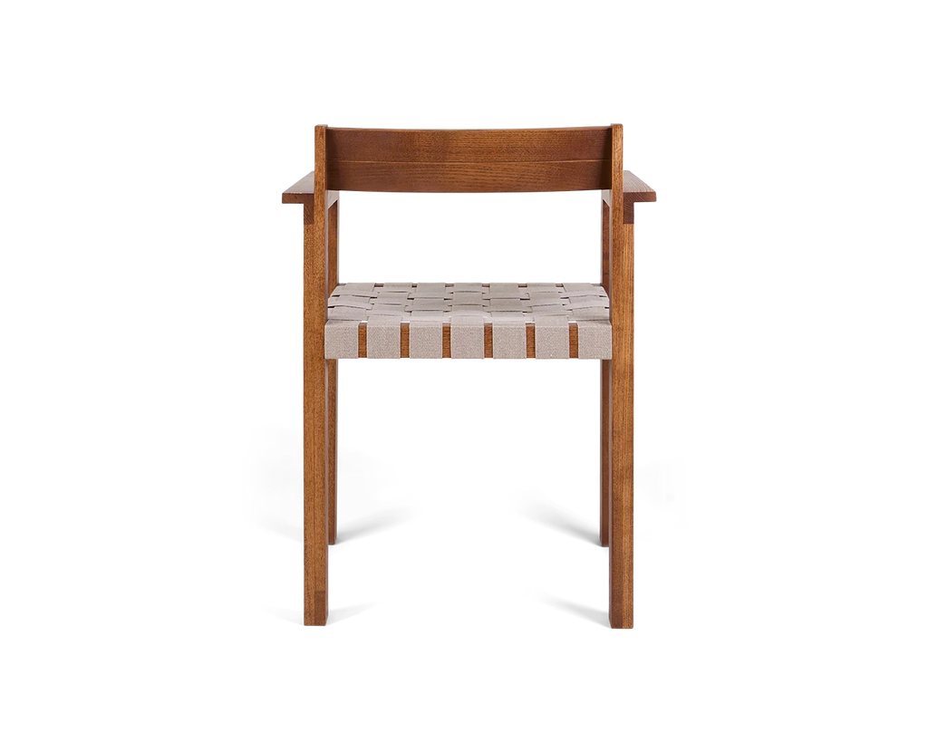 FRAMA - Symmetry Armrest Chair | Honey Ash Wood / Oat Fabric FRAMA