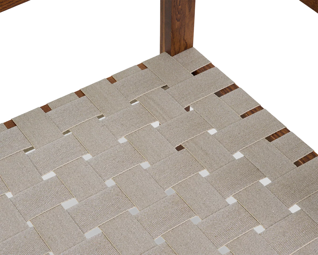 FRAMA - Symmetry Easy Chair | Honey Ash Wood / Oat Fabric