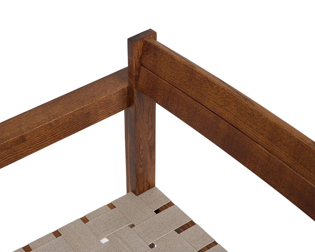 FRAMA - Symmetry Easy Chair | Honey Ash Wood / Oat Fabric FRAMA