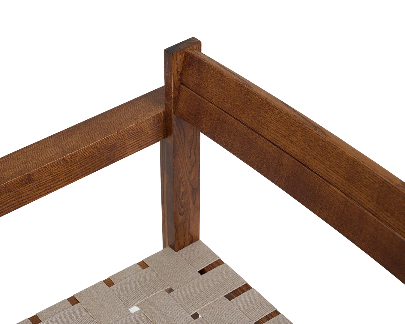FRAMA - Symmetry Easy Chair | Honey Ash Wood / Oat Fabric
