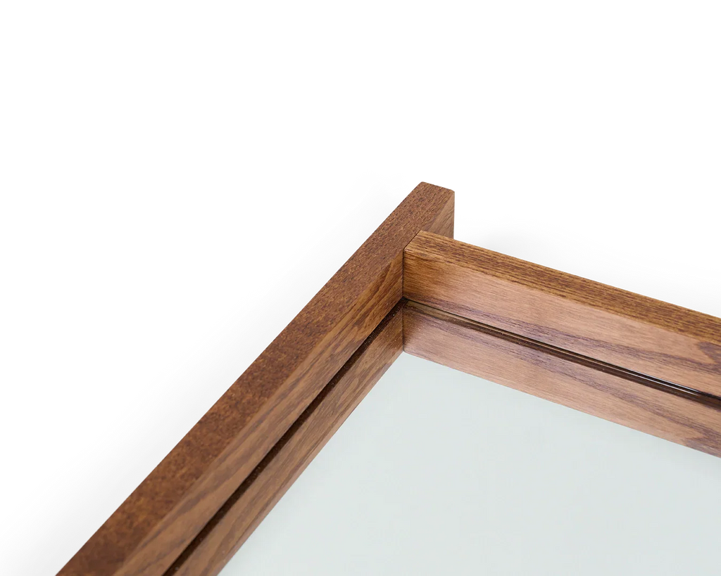FRAMA - Symmetry Mirror | Honey Ash Wood | Small