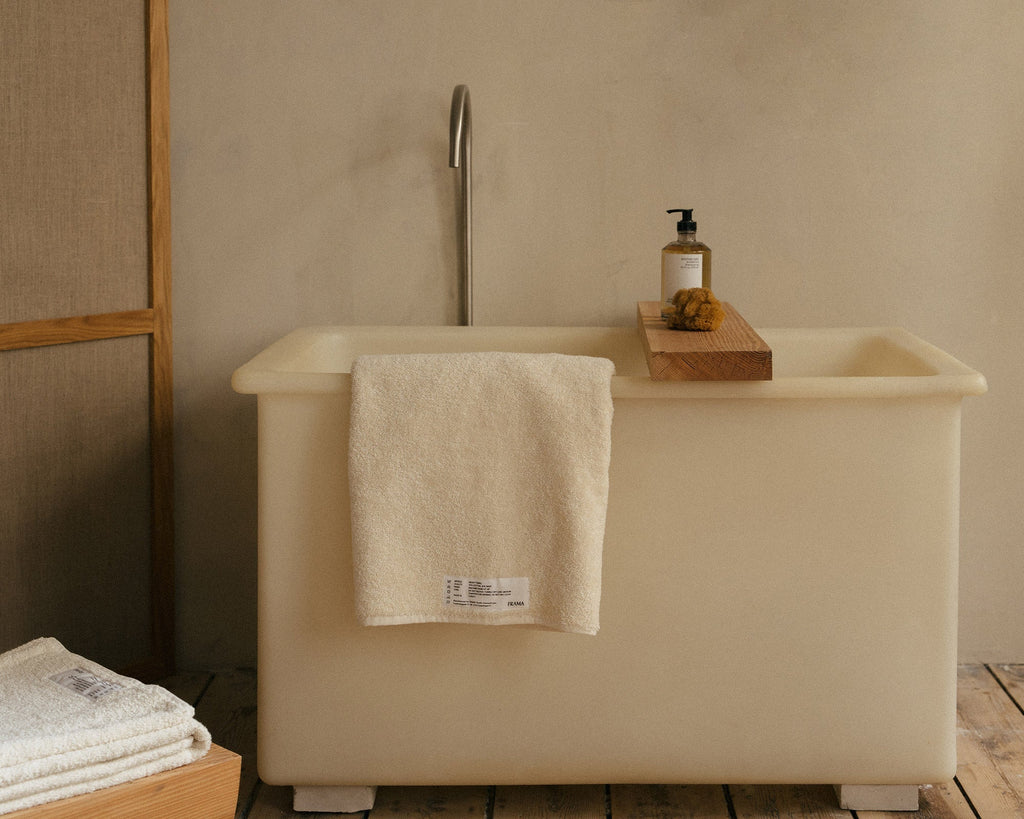 FRAMA - Heavy Towel | Bone White | Bath Sheet Frama