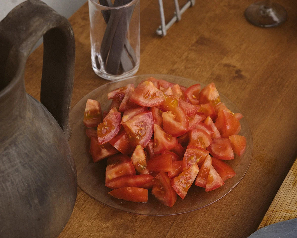 FRAMA - Isle Glass Plate Set of Two | Light Smoke Frama