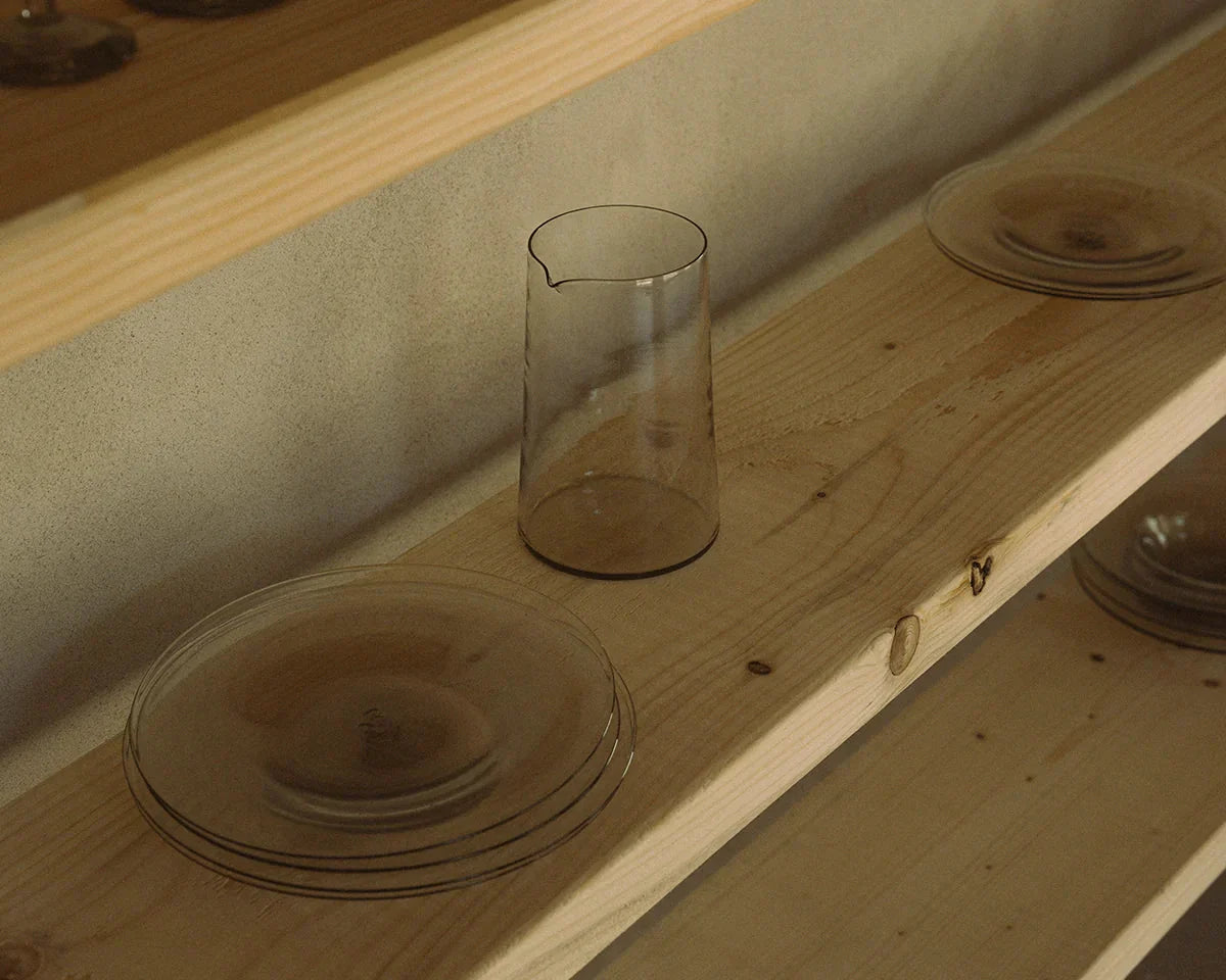 FRAMA - Isle Glass Pitcher | Light Smoke Frama