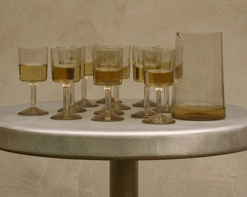 FRAMA - Isle Stem Glass Set of Two | Light Smoke Frama