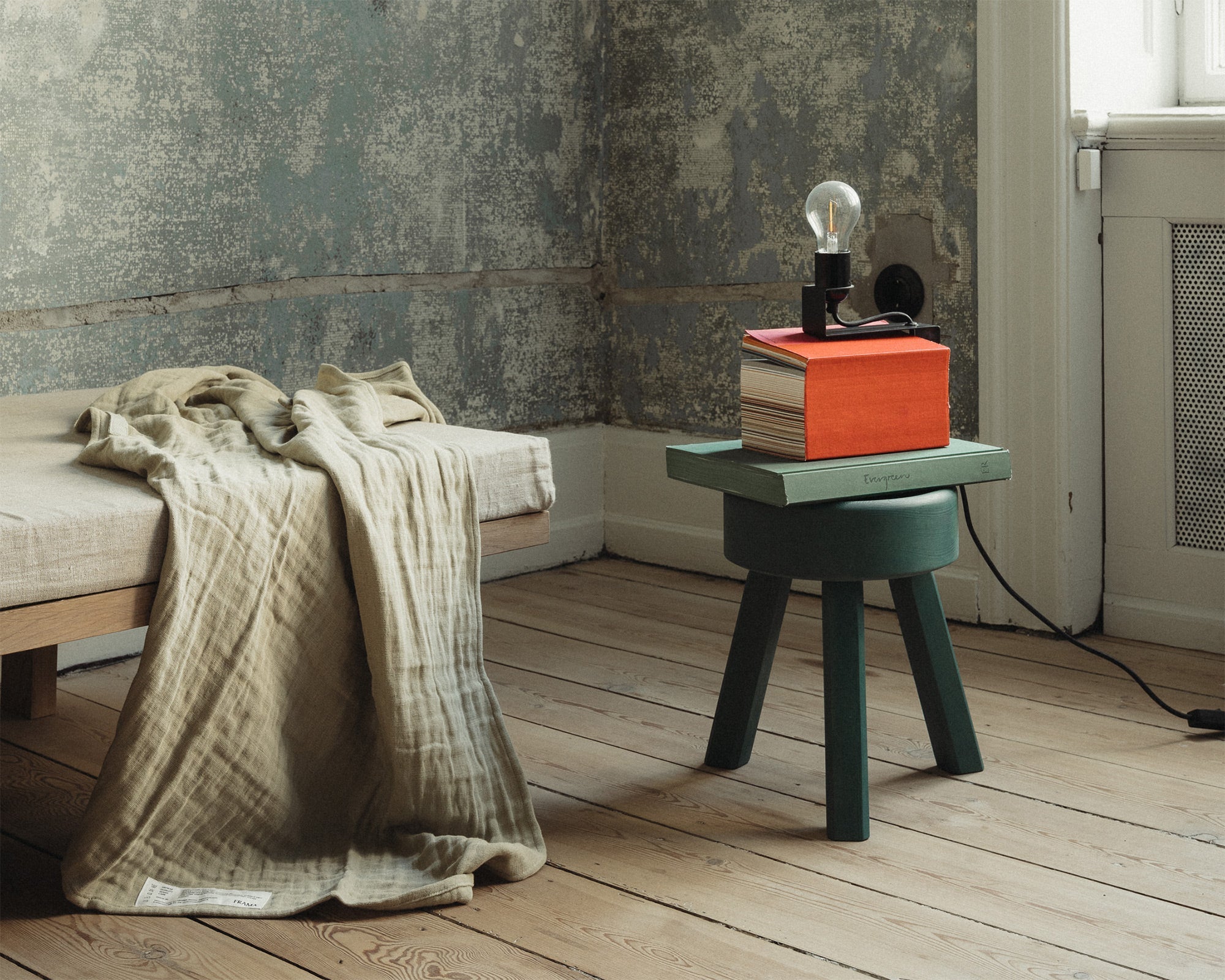 FRAMA - AML Stool | Green Pine