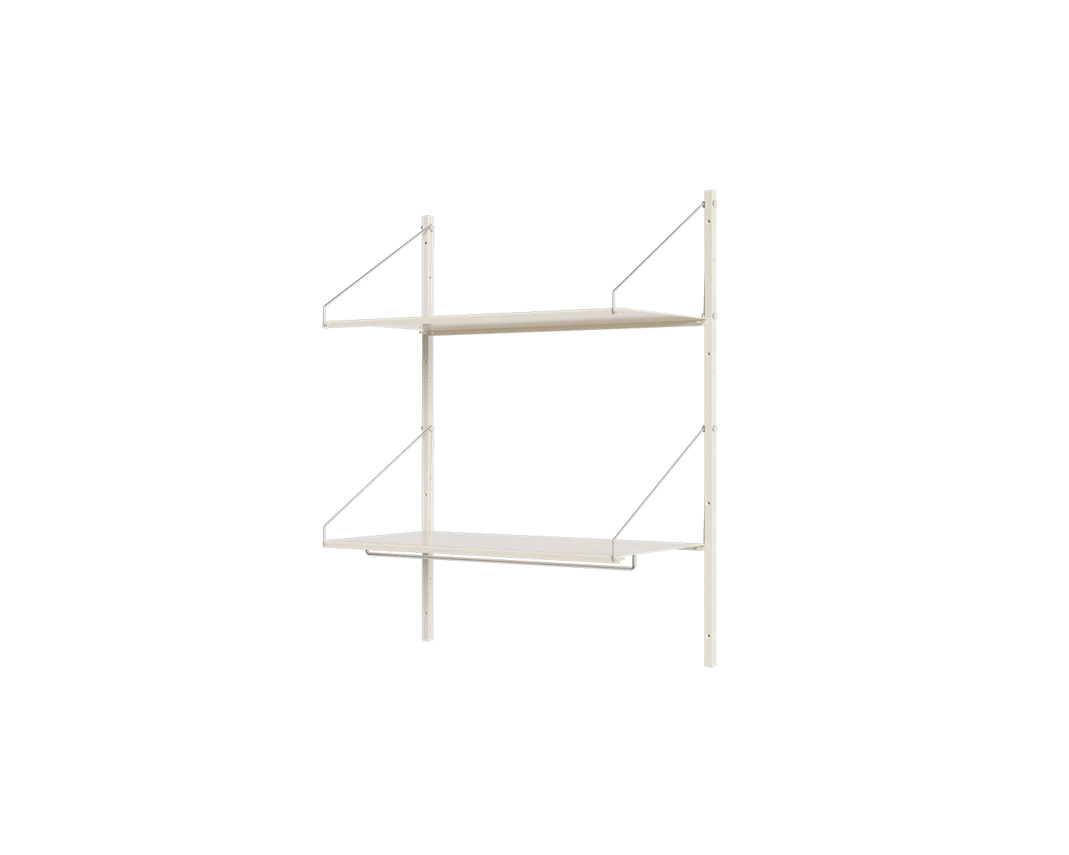 FRAMA - Shelf Library Hanger Section | Warm White Steel | H108.4 / W80