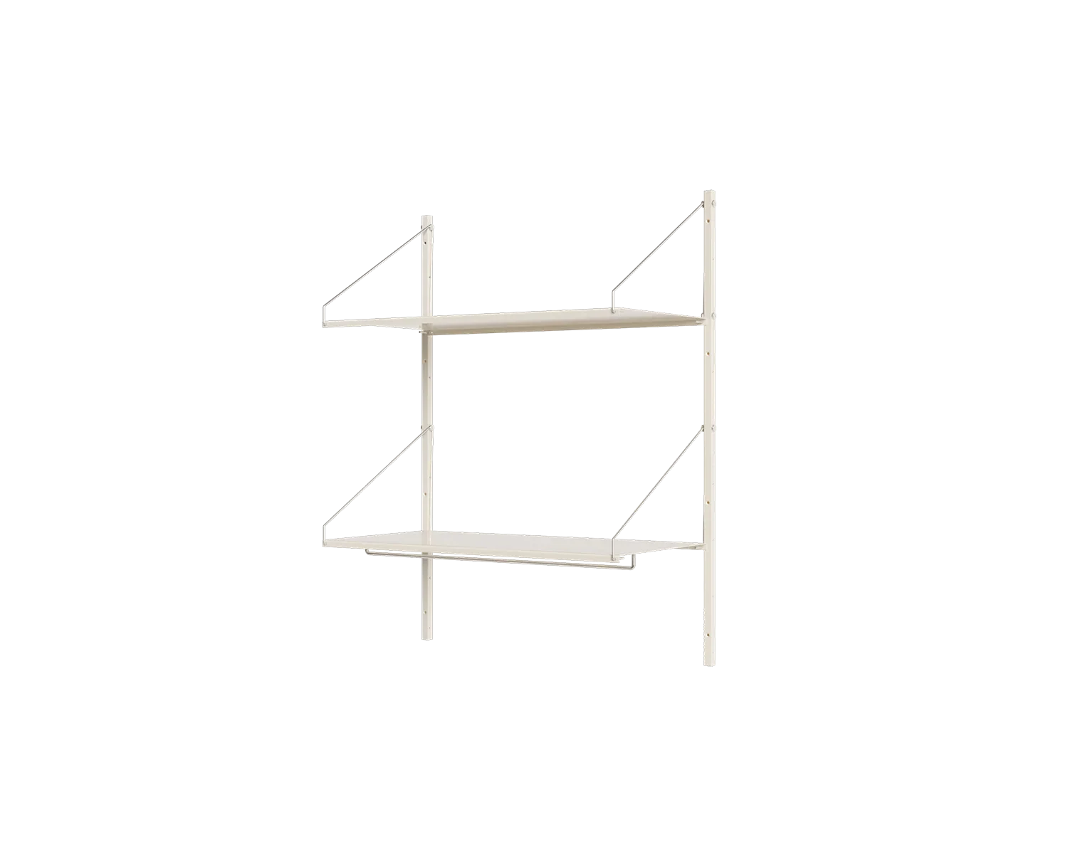 FRAMA - Shelf Library Hanger Section | Warm White Steel | H108.4 / W80 FRAMA