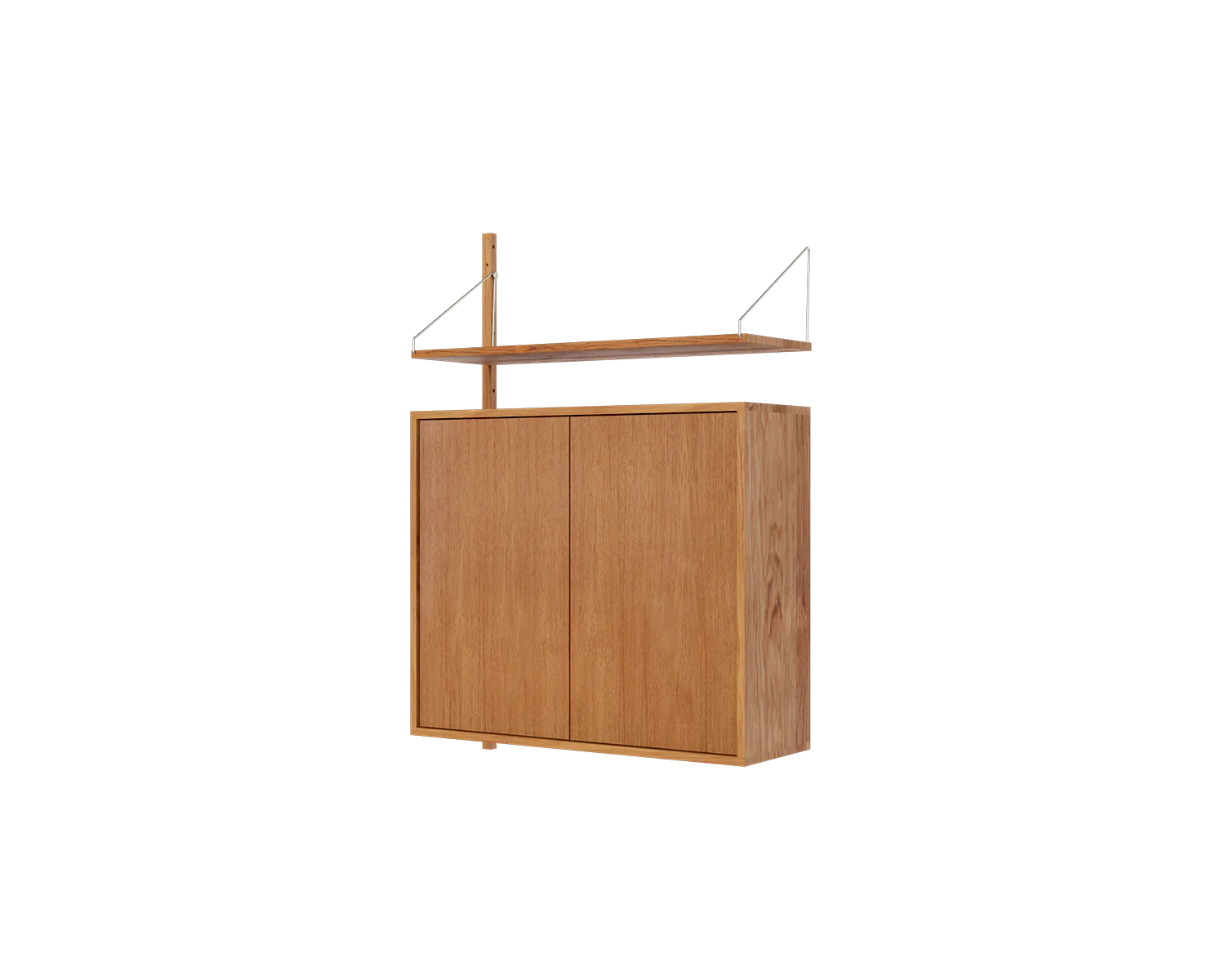 FRAMA - Shelf Library Medium Cabinet Add-on Section | Natural Oak | H114.8 / W80