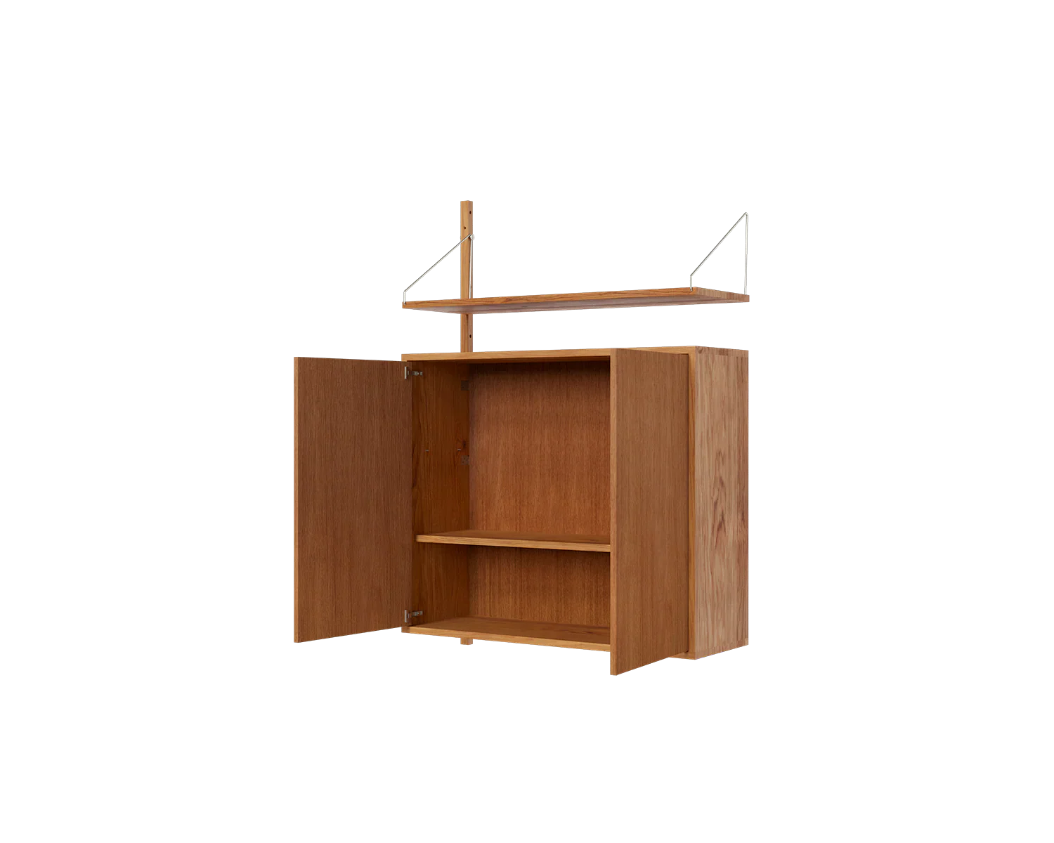 FRAMA - Shelf Library Medium Cabinet Add-on Section | Natural Oak | H114.8 / W80