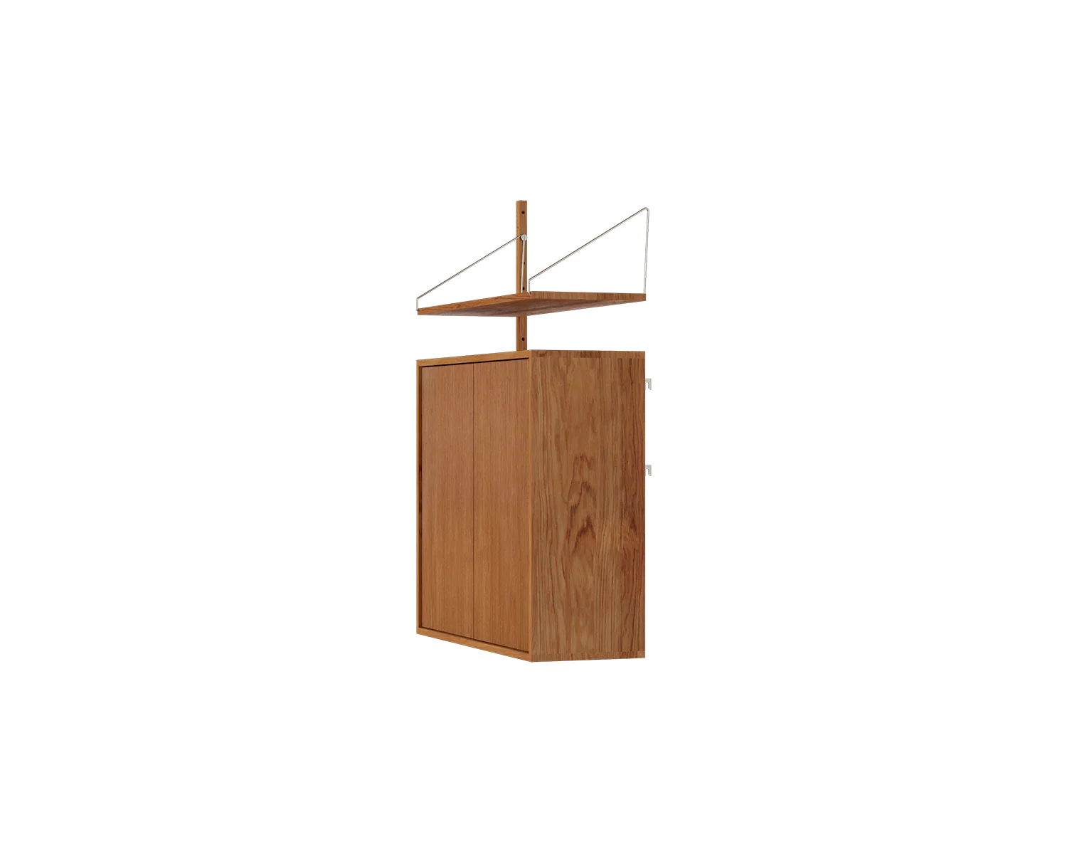 FRAMA - Shelf Library Medium Cabinet Add-on Section | Natural Oak | H114.8 / W80