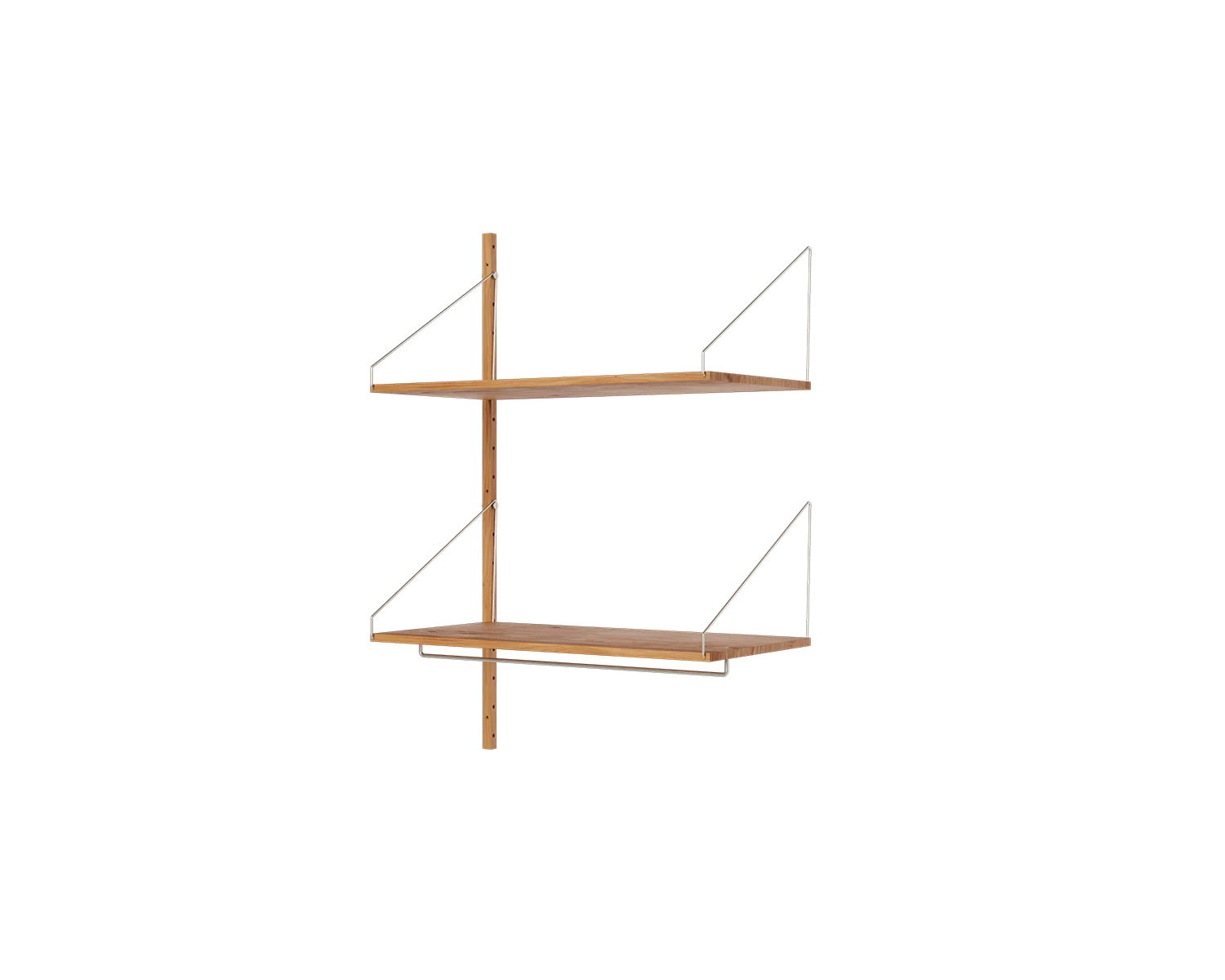FRAMA - Shelf Library Add-on Hanger Section | Natural Oak | H114.8 / W80