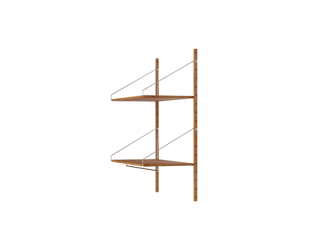 FRAMA - Shelf Library Hanger Section | Natural Oak | H114.8 / W80