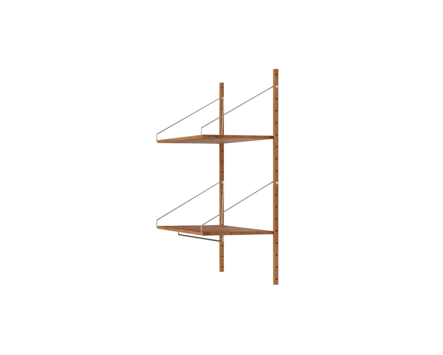 FRAMA - Shelf Library Hanger Section | Natural Oak | H114.8 / W80