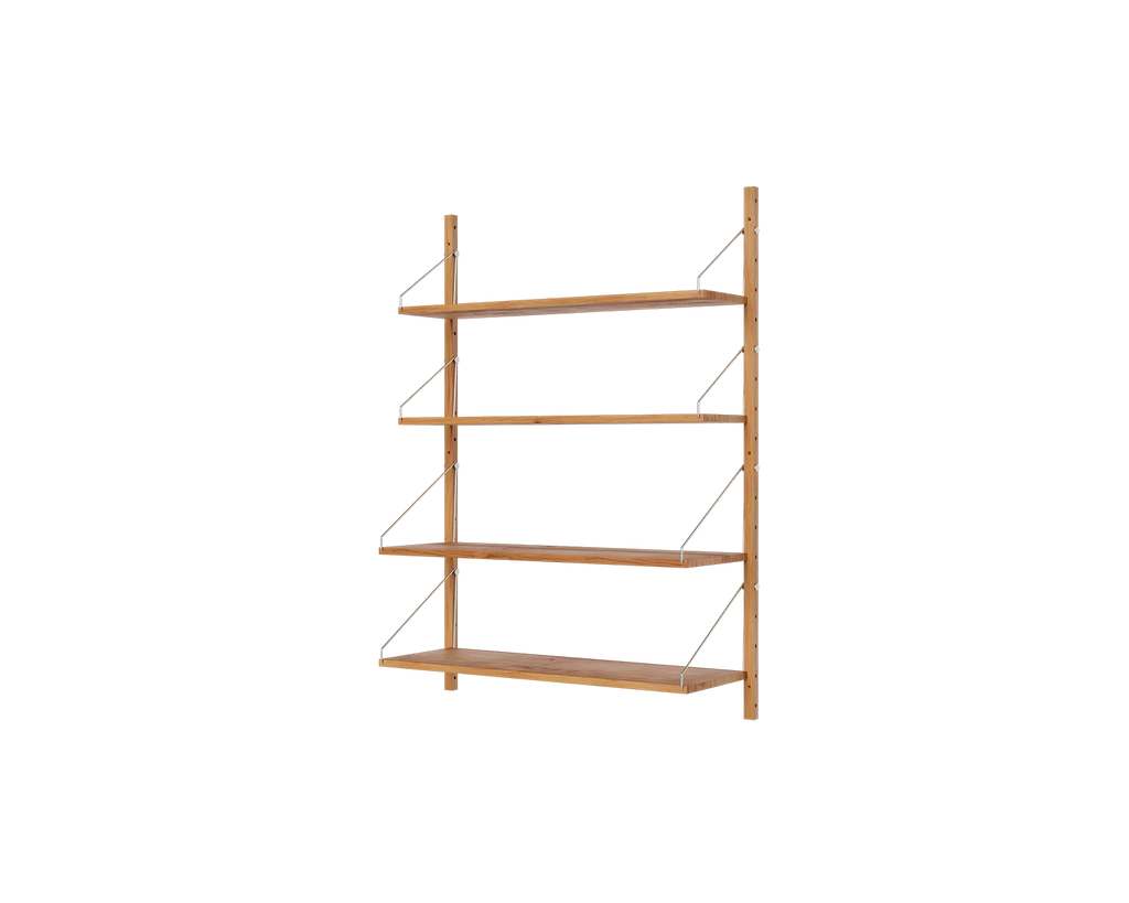 FRAMA - Shelf Library Single Section | Natural Oak | H114.8 / W80 FRAMA