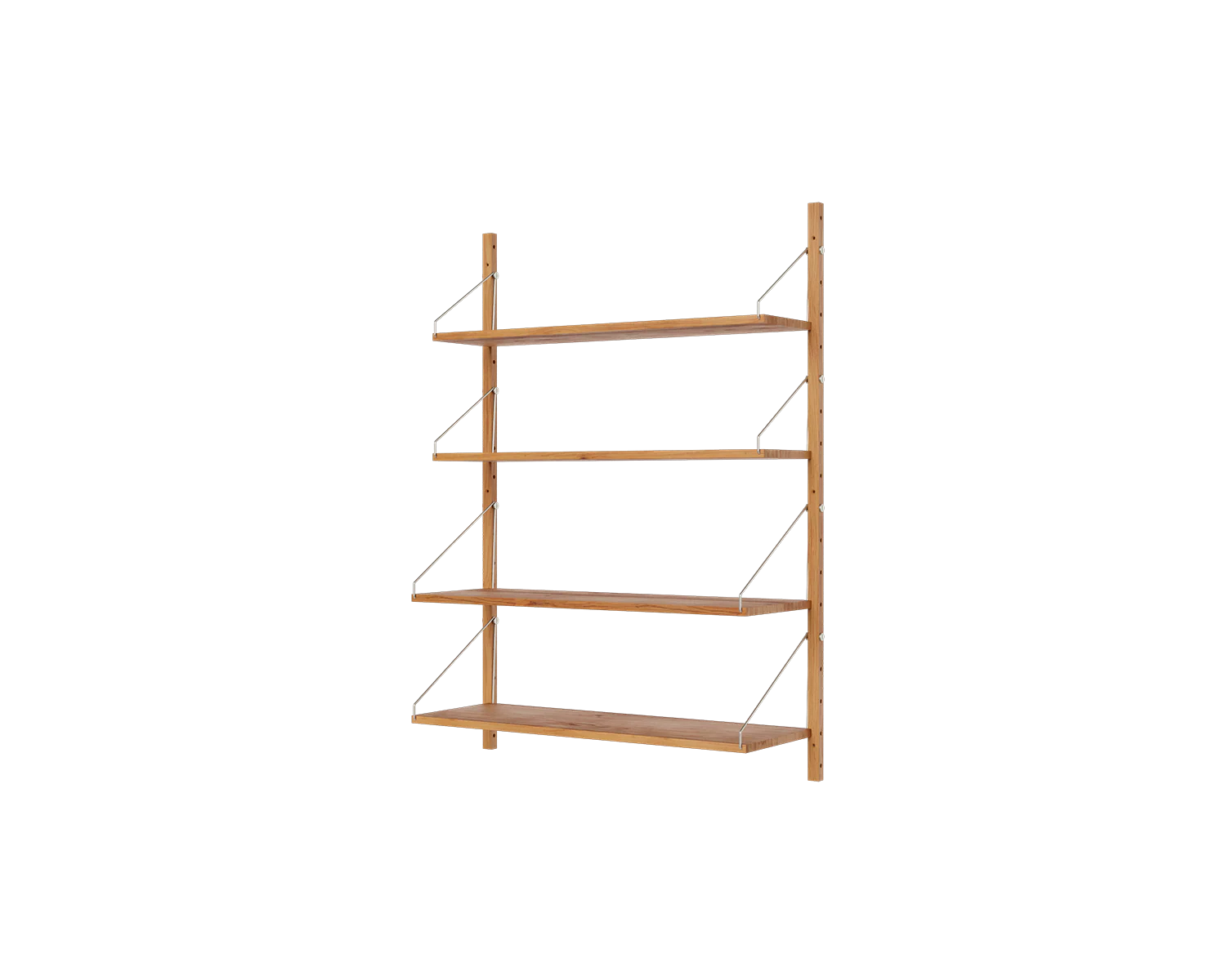 FRAMA - Shelf Library Single Section | Natural Oak | H114.8 / W80