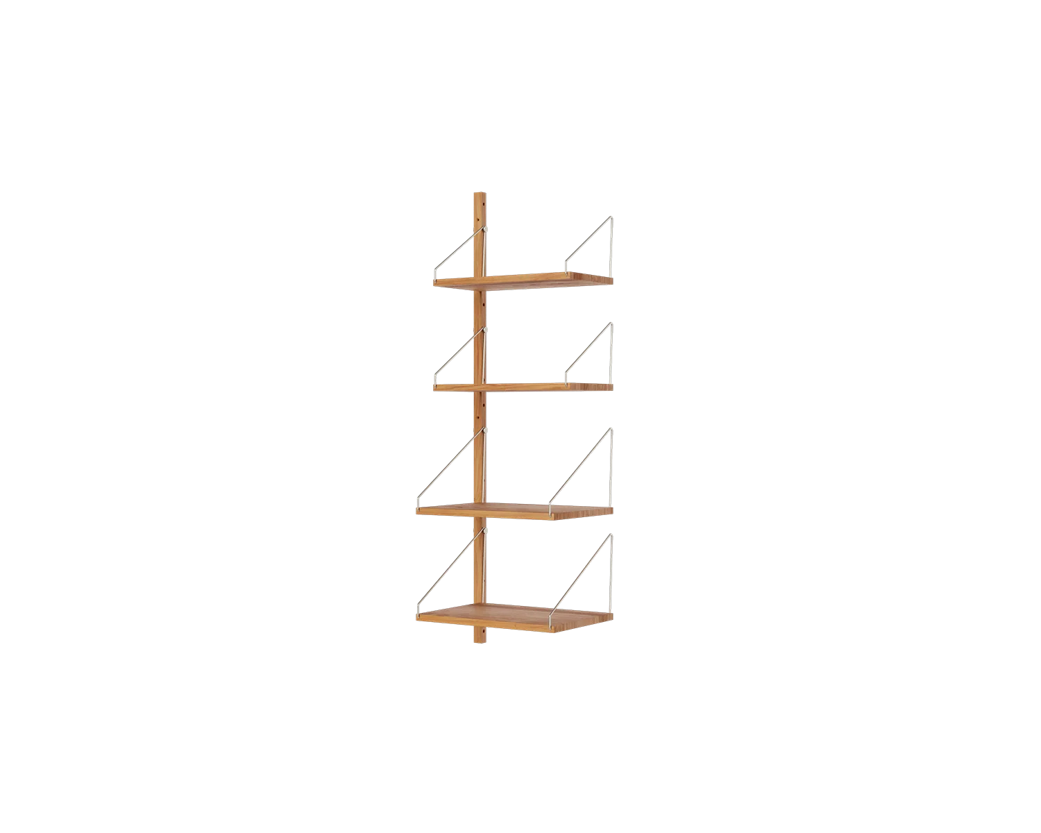 FRAMA - Shelf Library Add-on Section | Natural Oak | H114.8 / W40