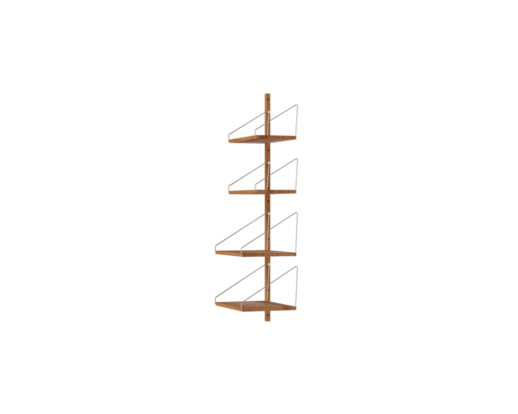 FRAMA - Shelf Library Add-on Section | Natural Oak | H114.8 / W40