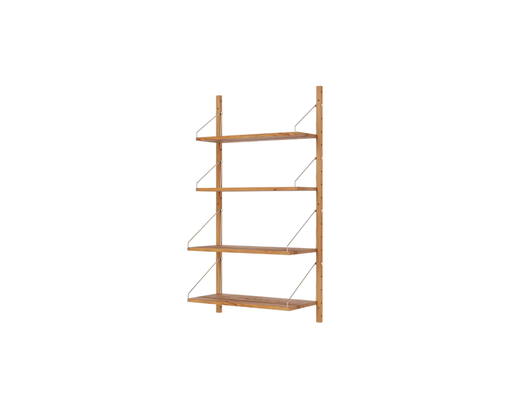 FRAMA - Shelf Library Single Section | Natural Oak | H114.8 / W60 FRAMA