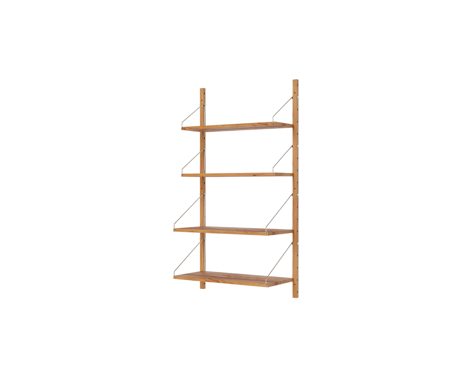 FRAMA - Shelf Library Single Section | Natural Oak | H114.8 / W60
