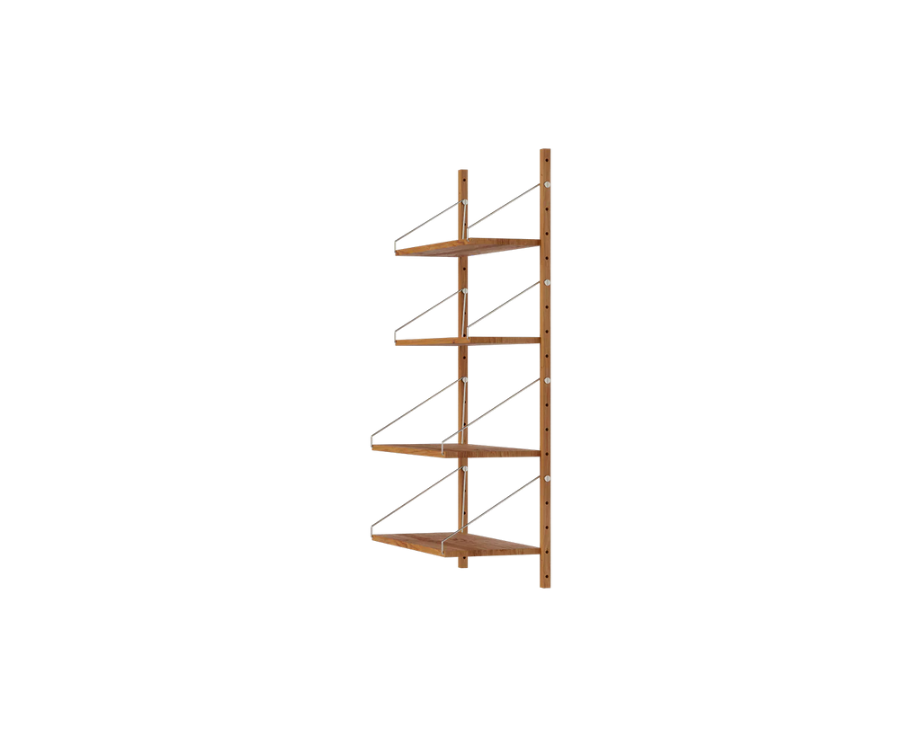 FRAMA - Shelf Library Single Section | Natural Oak | H114.8 / W60