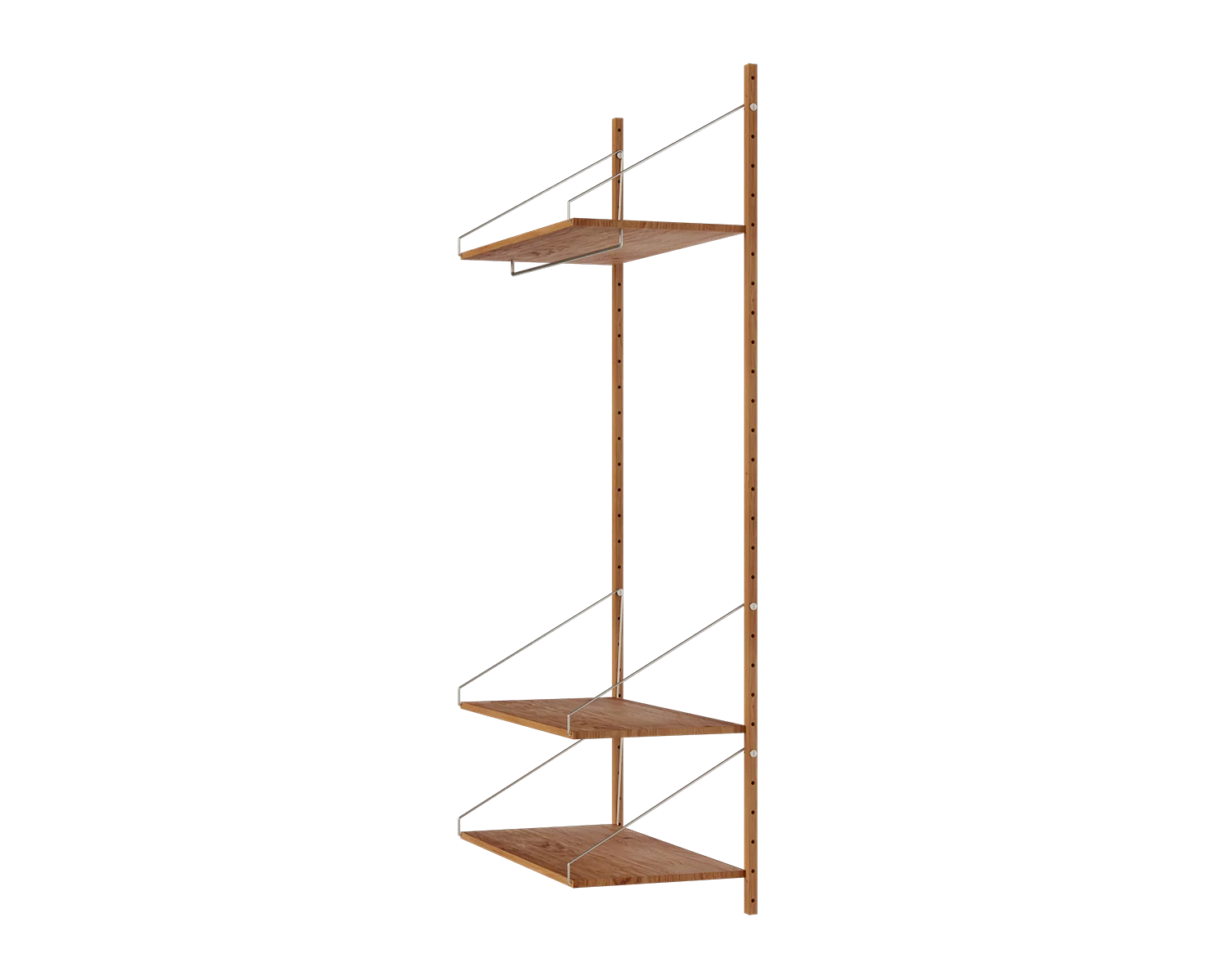 FRAMA - Shelf Library Hanger Section | Natural Oak | H185.2 / W80