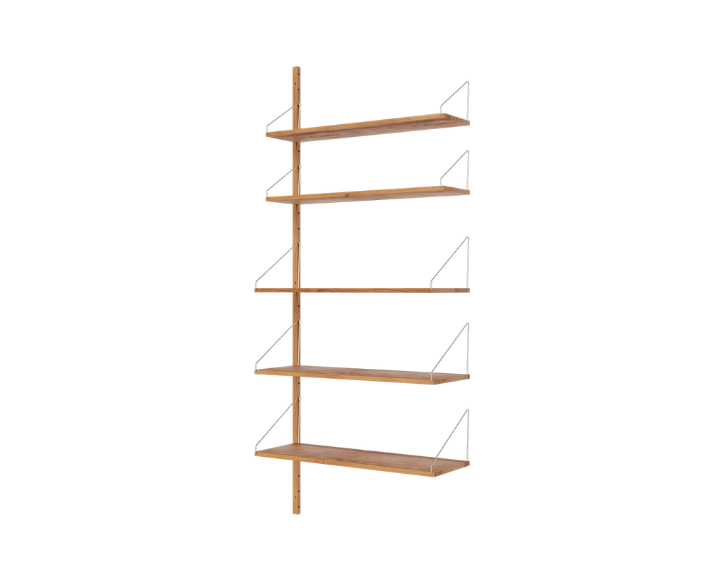 FRAMA - Shelf Library Add-on Section | Natural Oak | H185.2 / W80 FRAMA