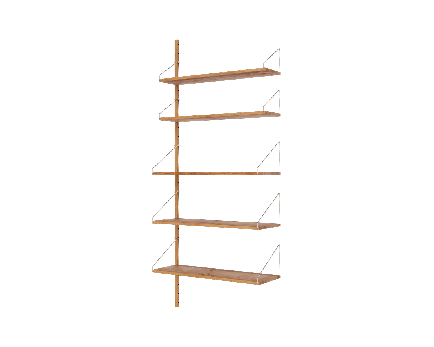 FRAMA - Shelf Library Add-on Section | Natural Oak | H185.2 / W80