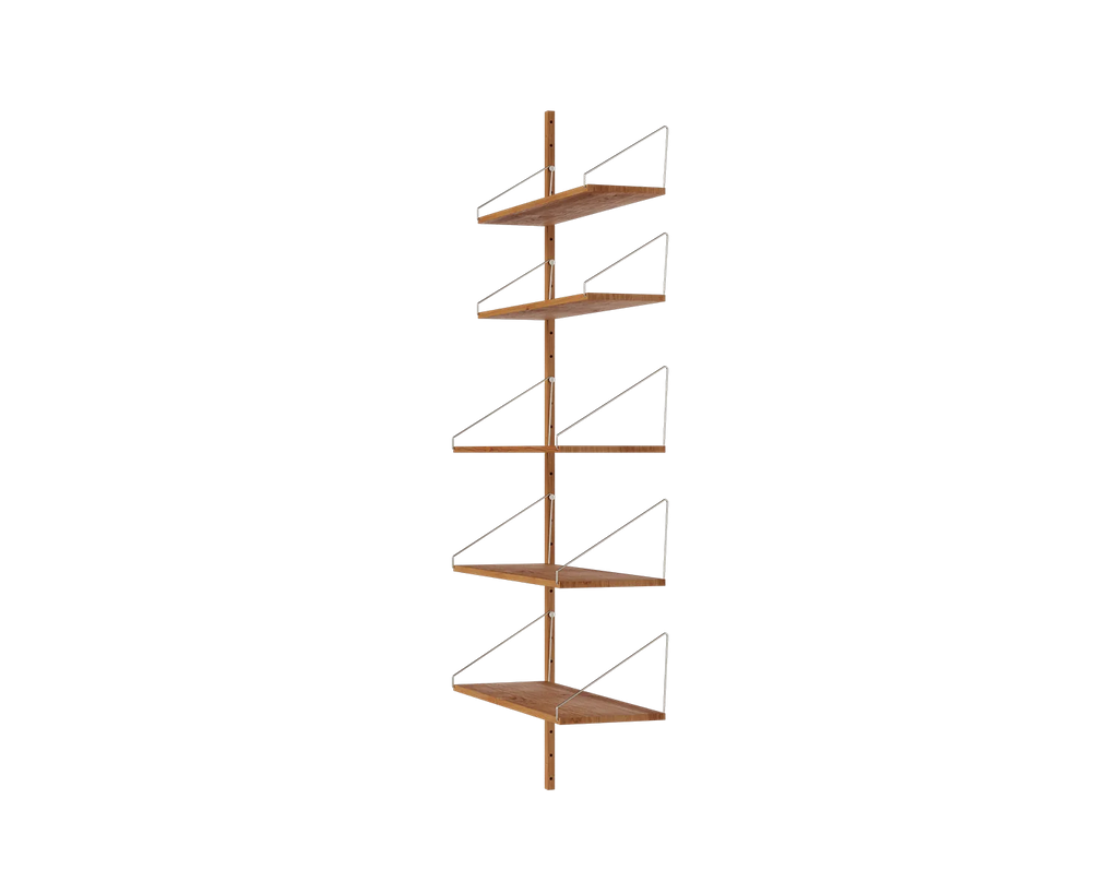 FRAMA - Shelf Library Add-on Section | Natural Oak | H185.2 / W80 FRAMA