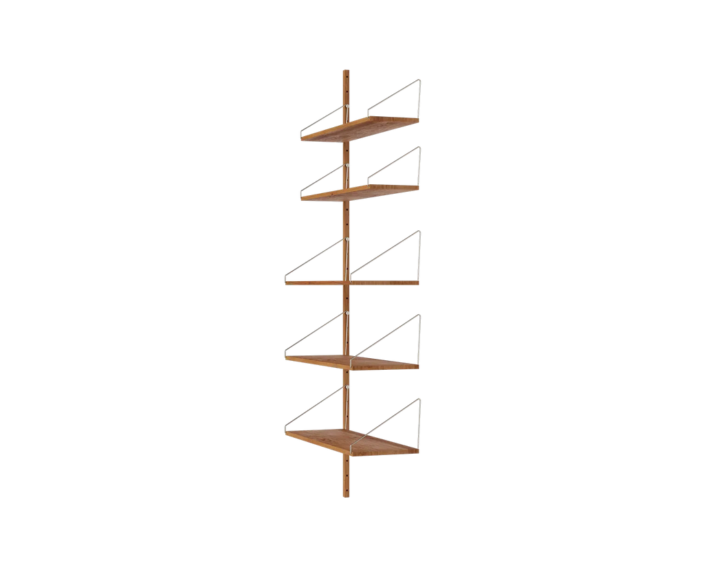 FRAMA - Shelf Library Add-on Section | Natural Oak | H185.2 / W80