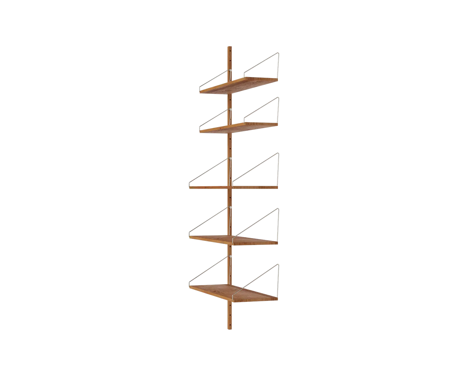 FRAMA - Shelf Library Add-on Section | Natural Oak | H185.2 / W80