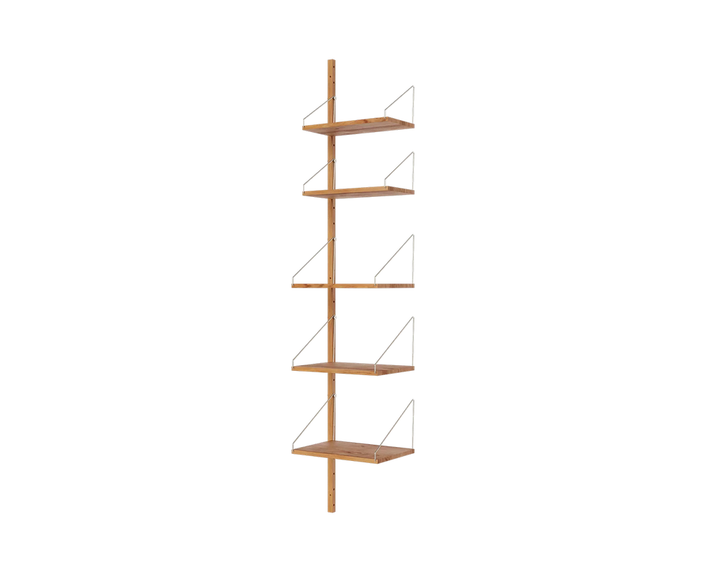 FRAMA - Shelf Library Add-on Section | Natural Oak | H185.2 / W40